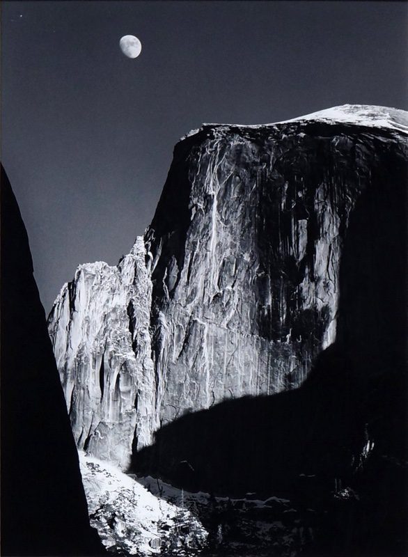 Ansel Adams photograph of Half Dome