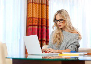 Writer at Desk